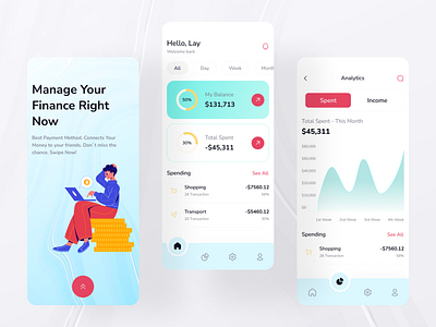 Money Manager App Ui Design app ui best money app best personal finance digital app design expense manager app finance app finance apps finance manager finance planning app mobile app ui modern app ui money manager app online banking app personal finance app personal finance management personal finance tips planning app product design trendy app ui ui ux
