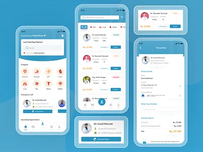 Find Your Doctor! android appdesign clean creative digitalhealth doctor doctorapp figma findadoctor health healthcare healthtech hospital ios medicalapp medicine mobile app telemedicine ui uxdesign