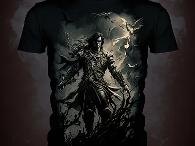 t-shirt design fantasy epic series-2 3d animation branding graphic design logo motion graphics ui