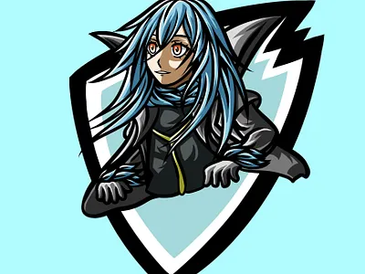 Rimuru Tempest anime mascot branding design esports logo graphic design illustration logo mascot mascotlogo mascotlogo aspiration vector