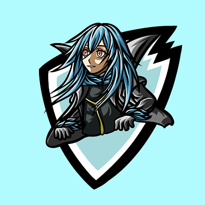 Rimuru Tempest anime mascot branding design esports logo graphic design illustration logo mascot mascotlogo mascotlogo aspiration vector