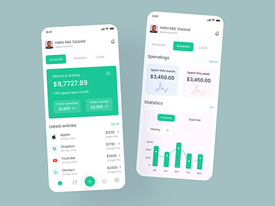 Finance Mobile App app app design app ui bank bank app banking app finance finance app finance mobile ui financial fintech fintech app fintech app ui fintech mobile app graphic design ui ui design uiux ux