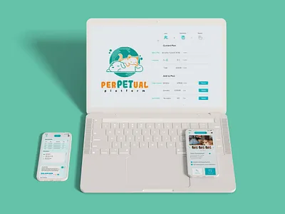 Perpetual platform app design graphic design illustration ui ux
