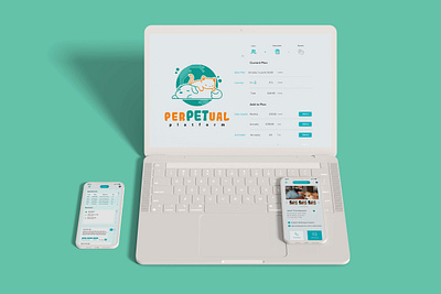 Perpetual platform app design graphic design illustration ui ux