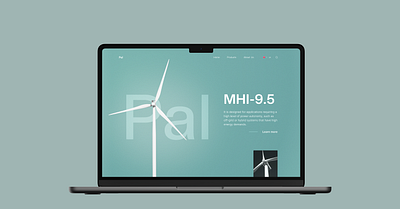 Pal MHI branding cleantech envirotech figma sustainability ui webflow website website design