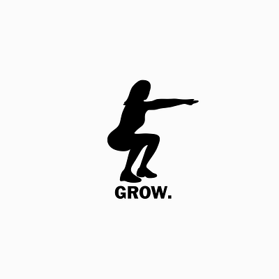 Grow Logo blog design figma fitness grow gym illustration logo