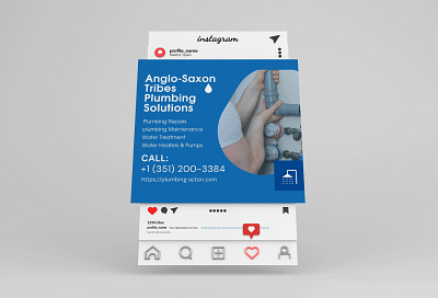 Anglo-Saxon Tribes Plumbing Solutions social media content creator social media manager social media post