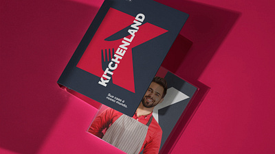 Kitchenland brand design design letter k logo logotype website design