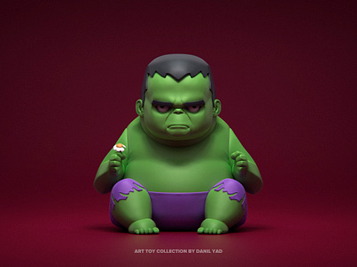 •AWNIL• 3d art toys comic concept art danil yad design designer toys fan art graphic design hulk illustration logo marvel sculpt zbrush