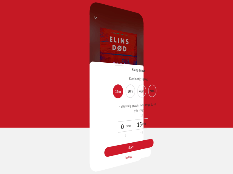 App audioplayer sleep timer app