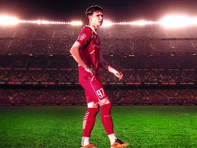 Korablin / FC Kryvbas football graphic design social media sports design