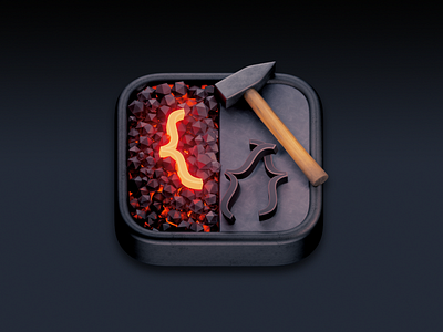 Blacksmith Icon css forge icon