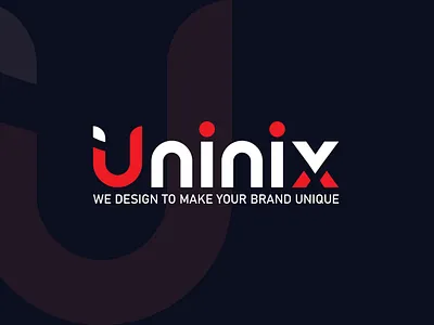 Uninix brand logo | Wordmark logo design agency logo app logo brand logo brand logo design brand mark branding design illustration logo logo creation logo creator logo design logo maker modern logo typography u letter logo u logo website logo wordmark logo wordmark logo design