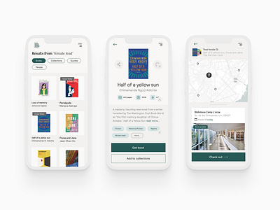 Barcelona's Public Library II book books branding library ui ux