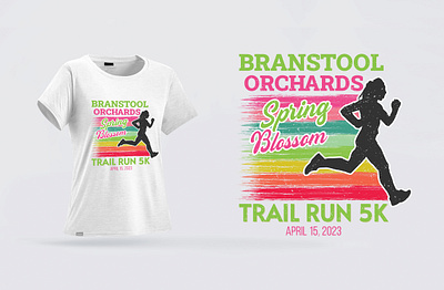 Branstool Trail Run T-shirt Design graphic design illustration t shirt t shirt design t shirt designer vector vintage t shirt