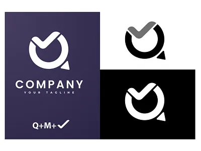 qm logo design branding graphic design logo qm qm logo design