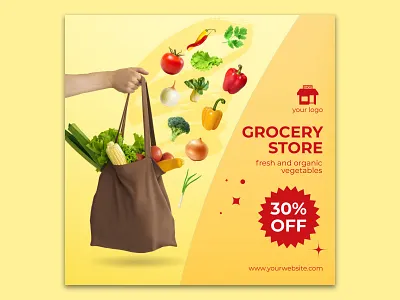 Social Media Food Post Design background banner branding design food graphic design menu nature post social media post ui
