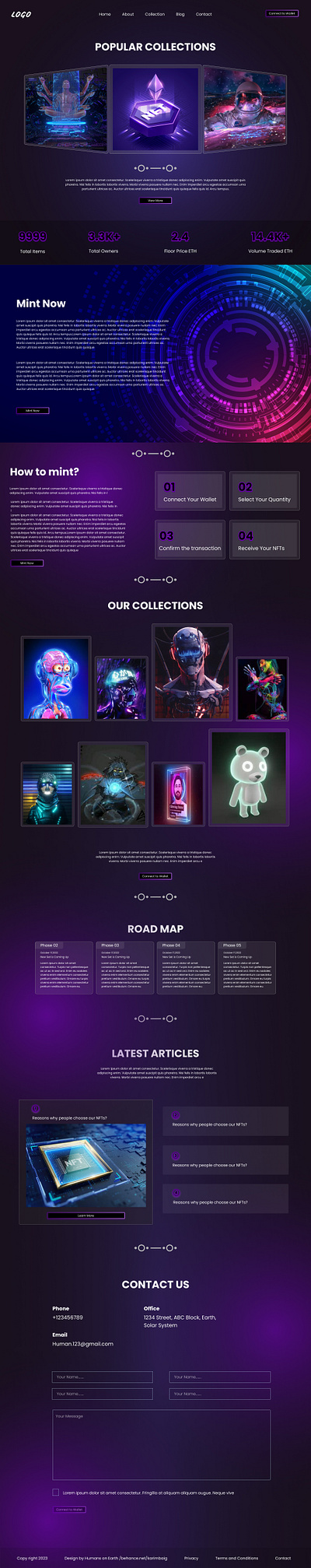 NFT Mint Page illustration nft nft ux nft web nft web ui web design