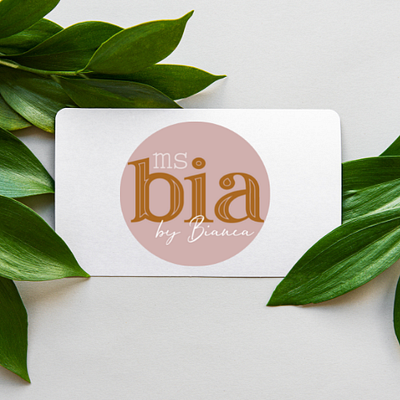 Bia Beauty Branding branding design graphic design logo