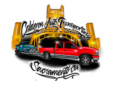 Auto Transporting design graphic design illustration logo