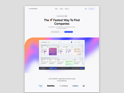 SaaS web design (comparables.ai) face-lift ai branding clean dailyui dashboard design figma landing page minimal product design saas typography ui ui design uiux ux vector visual design web website