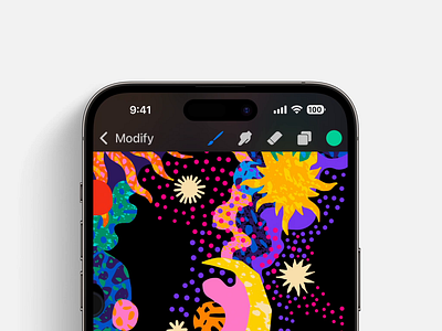ColorDrop — Procreate Pocket animation app design procreate pocket ui user experience