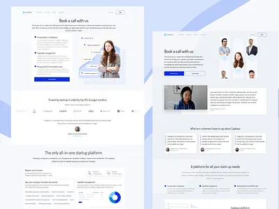 Book a call with us design marketing ui ui ux website