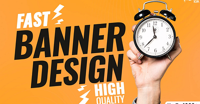 I will design a website banner graphic design