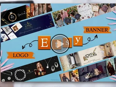 I will design attractive etsy banner, etsy logo branding logo