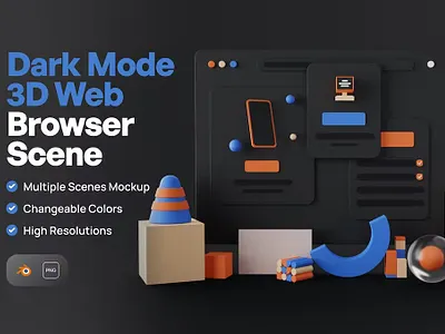 Dark Mode 3D Web Browser Scene 3d 3d icon 3d icons abstract adobe photoshop graphic graphic design graphic resources graphics icon icon design icon illustration icon set iconography icons design iconset illustrator logo set vector