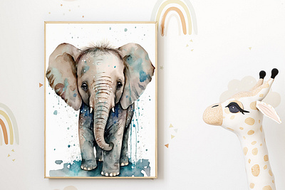 Watercolor Baby Elephant Nursery Wall Art Décor animal wall art baby elephant art baby elephant nursery baby elephant wall art baby room decor baby wall art elephant decor elephant nursery elephant nursery decor elephant wall art nursery decor nursery room decor nursery wall art wall art watercolor animal art watercolor baby art watercolor elephant watercolor nursery watercolor nursery art watercolor wall art