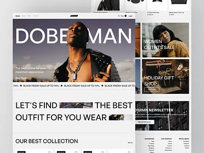 DBRMN - Marketplace Landing Page design ecommerce home page homepage landing page landingpage market marketplace online shop p2p shop shopping store ui ui design uiux web design webpage website website design
