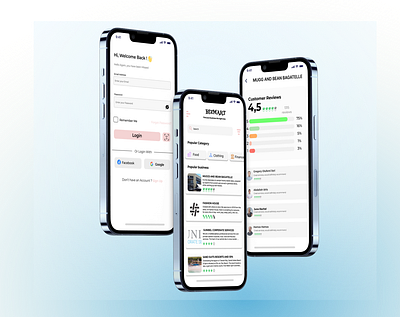 Bizmart HomePage ui vector