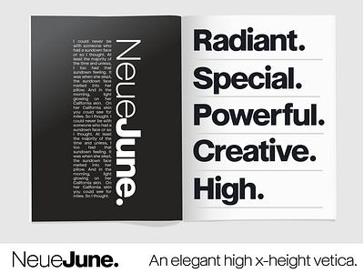 Neue June Magazine Layout, Part III bold branding copywriting creative direction design font design fonts graphic design helvetica love luxury magazine magazine layout marketing type design typography