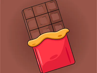 Chocolate Illustration 3d animation availableforwork branding chocolate design designing follow foryou games graphic design illustration logo motion graphics ui vector