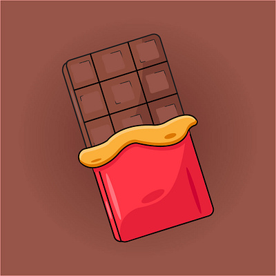 Chocolate Illustration 3d animation availableforwork branding chocolate design designing follow foryou games graphic design illustration logo motion graphics ui vector