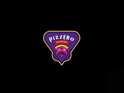 PIZZERO gaming logo - FOR SALE bussines design esports fast food food gaming graphic design logo mascot pizza pizzero purple restaurant vector