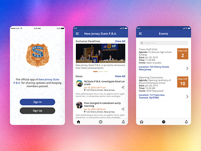 App UI design app app design app design concept brand design brand identity branding design graphic design illustration logo police police app police app design ui