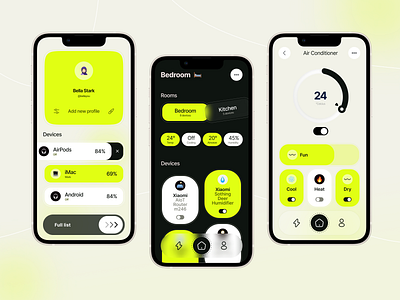 Smart Home App app control devices mobile smarthome ui