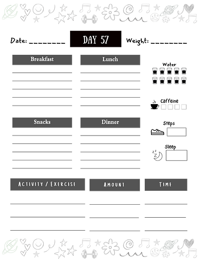 Weight Loss Planner weight loss book design weight loss planner design weight loss tracker