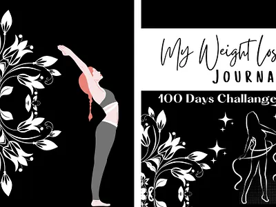 Weight Loss Journal Book Cover book cover weight loss tracker design