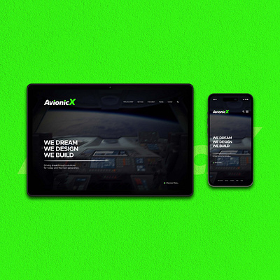 AvionicX - Landing Page Concept Design advertisment branding concept design design graphic design graphic designer illustration landing page logo logo creator logo design logo designer logo maker looking for logo designer need logo need logo designer ui ui design vector webpage