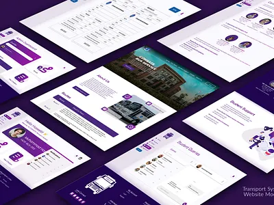 COMSATS University Transport System adobe adobe xd app app design app ui design figma graphic design ui ux web web design website