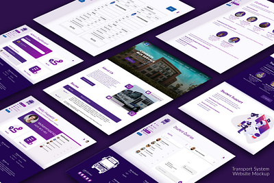 COMSATS University Transport System adobe adobe xd app app design app ui design figma graphic design ui ux web web design website