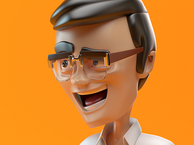 Jonas – Happy 3d 3d character 3d illustration character character art cinema4d emotion illustration redshift3d rigging