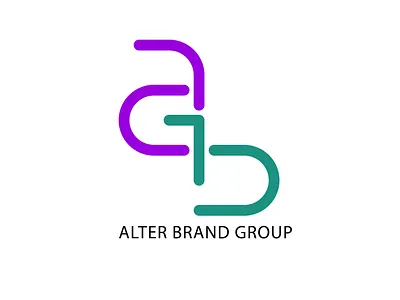 Alter Brand ab ab logo abg abg logo logo pilli pillisoso soso typography vector