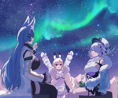 Illustration Drawing Echocalypse illustraion