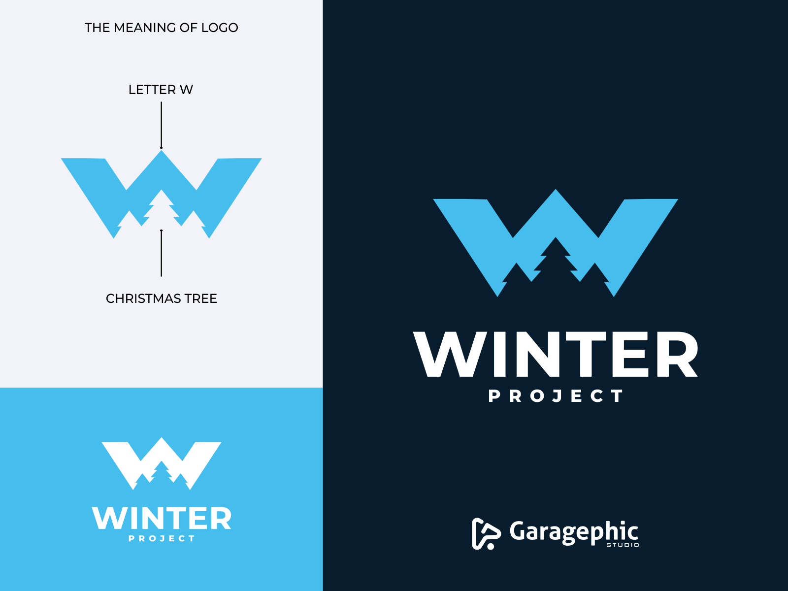 Winter Logo by Garagephic Studio on Dribbble