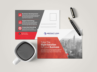 Post Card Design 3d branding design graphic design illustration logo typography ui ux vector