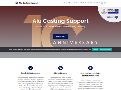 Alucasting website desing and develop site. design szilnet website wordpress